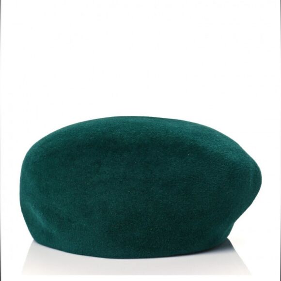 💛 Authentic Gucci Green Felt Beret - Picture 3 of 9